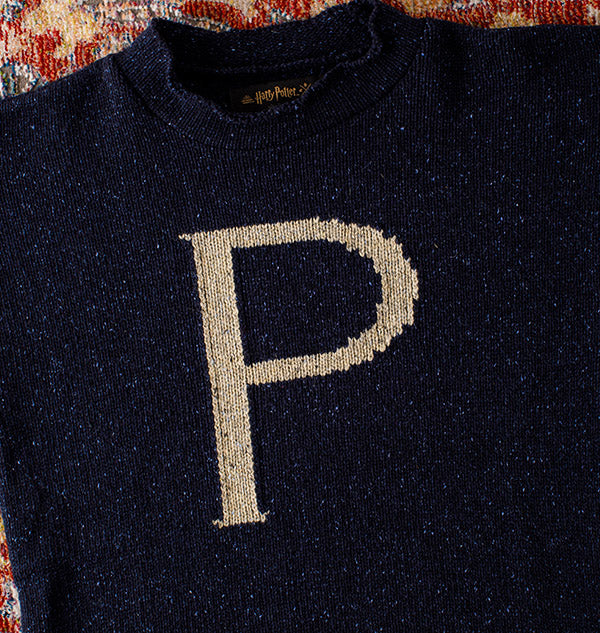 'P' Weasley Knitted Sweater | Harry Potter Shop US