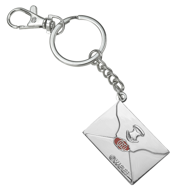 Personalized Hogwarts Acceptance Letter Keychain