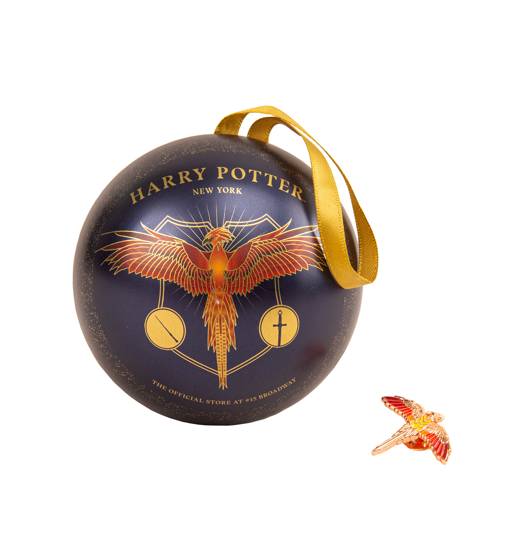 Harry Potter NYC Fawkes Christmas Bauble