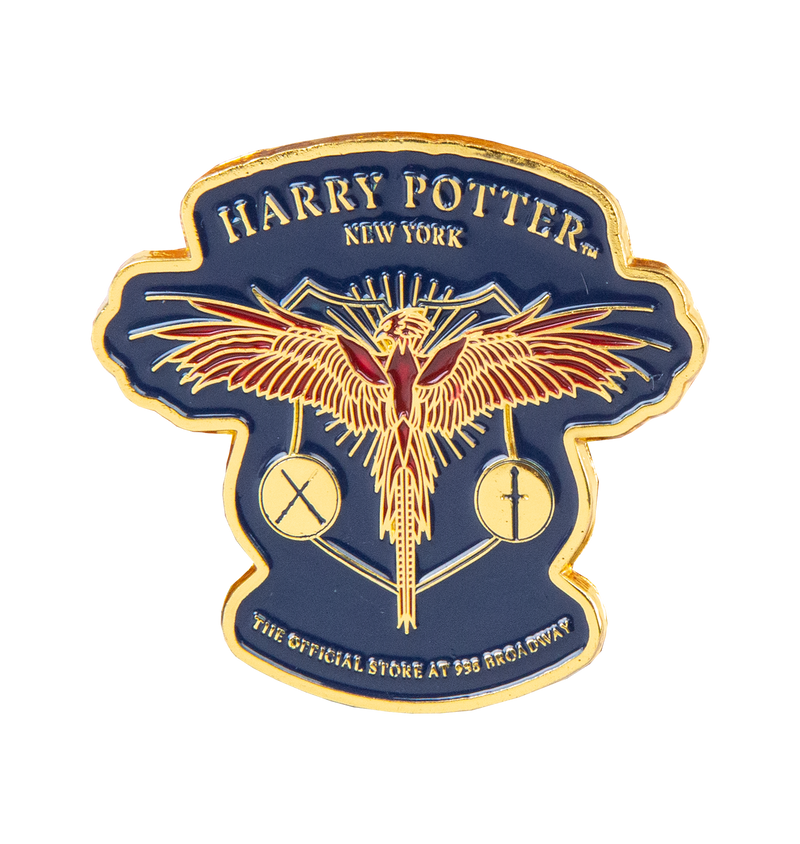 Harry Potter NYC Fawkes Pin Badge