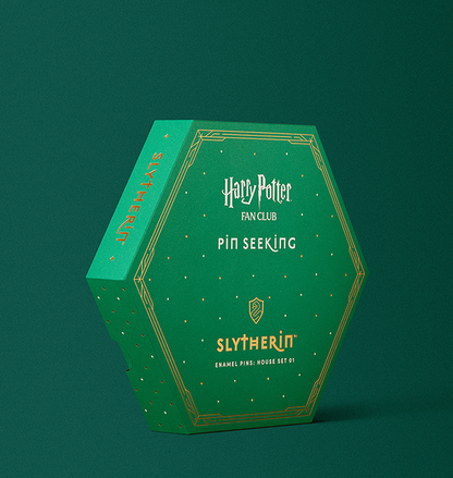 Second Edition Slytherin Enamel Pins Set